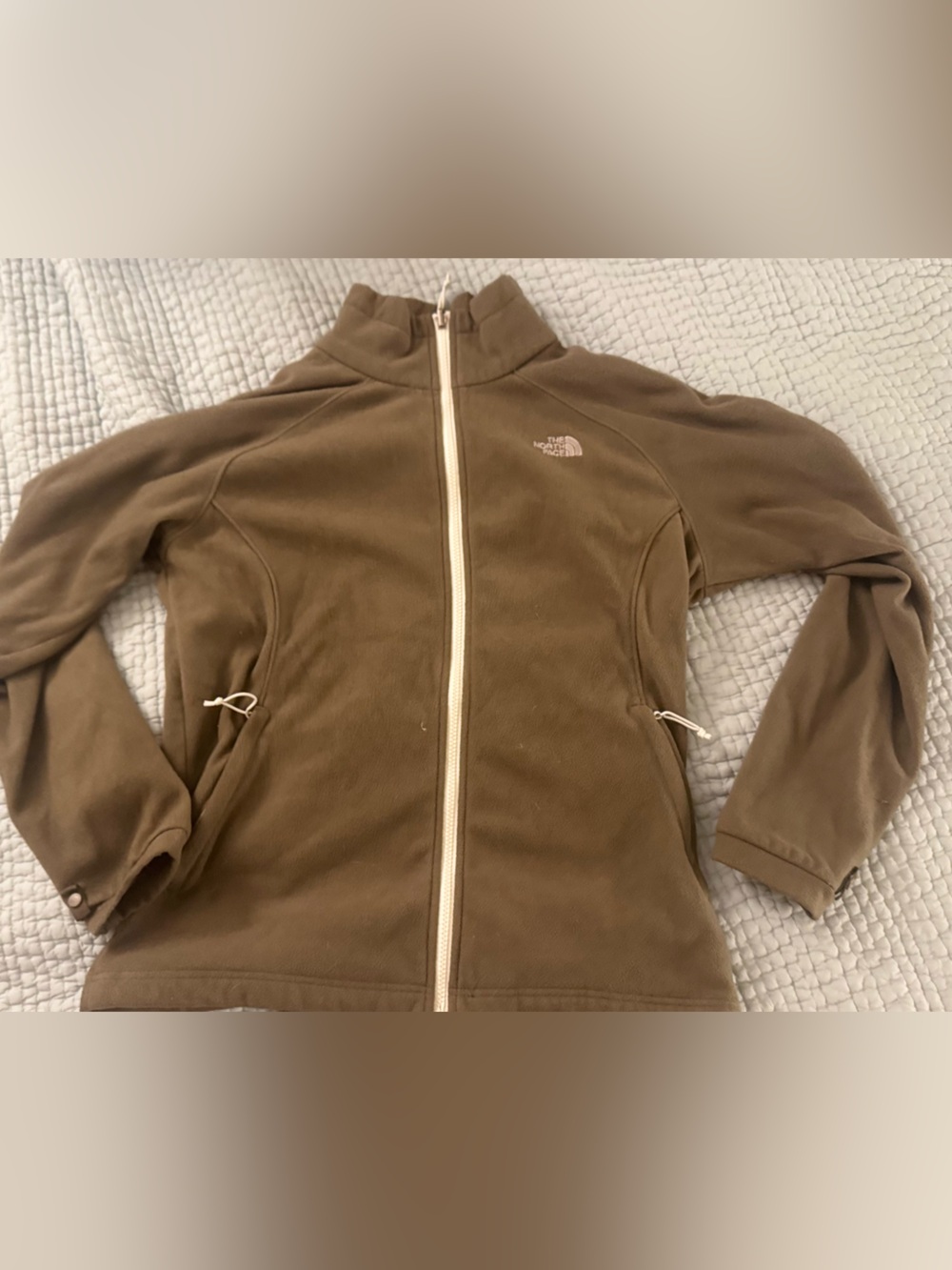 The North Face Women's Grey Full-Zip Fleece Jacket